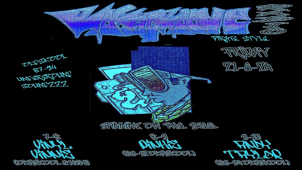 DJ Andy Taylor - Rokagroove radio live 91-92 piano breakbeat 21.6.24 vinyl mix #oldskoolrave #rave