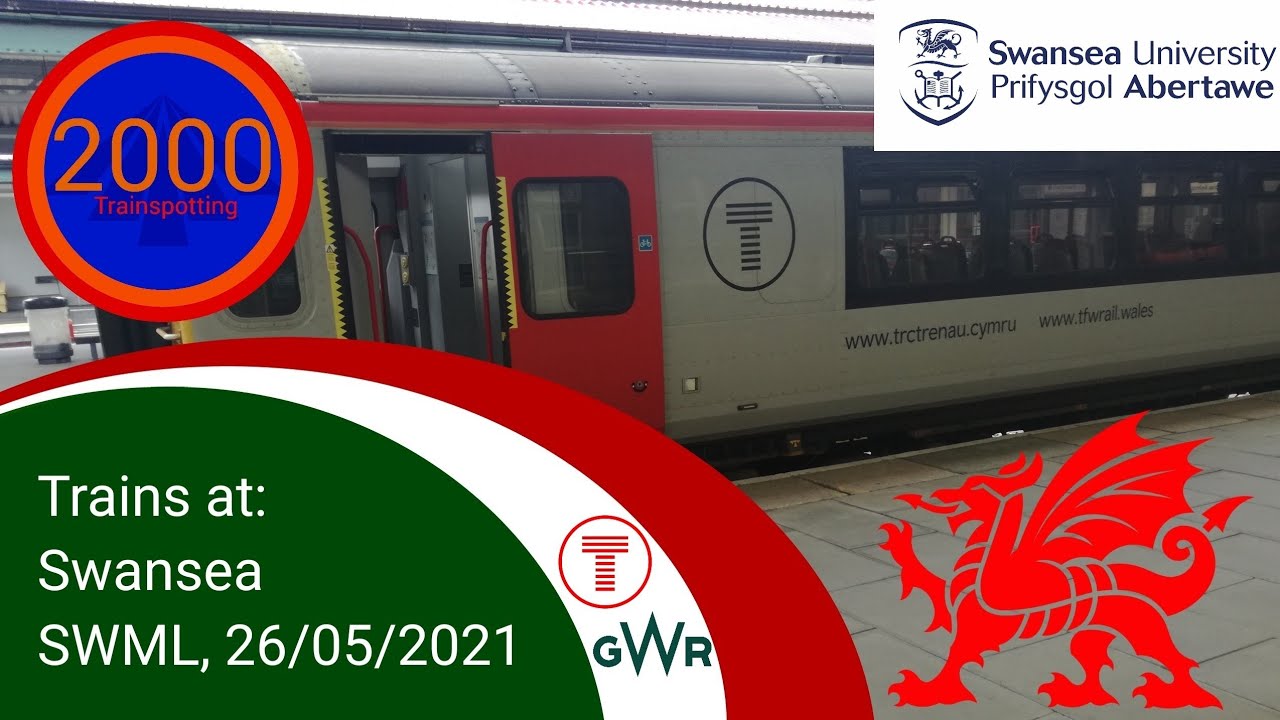 Trains at: Swansea, SWML, 26/05/2021