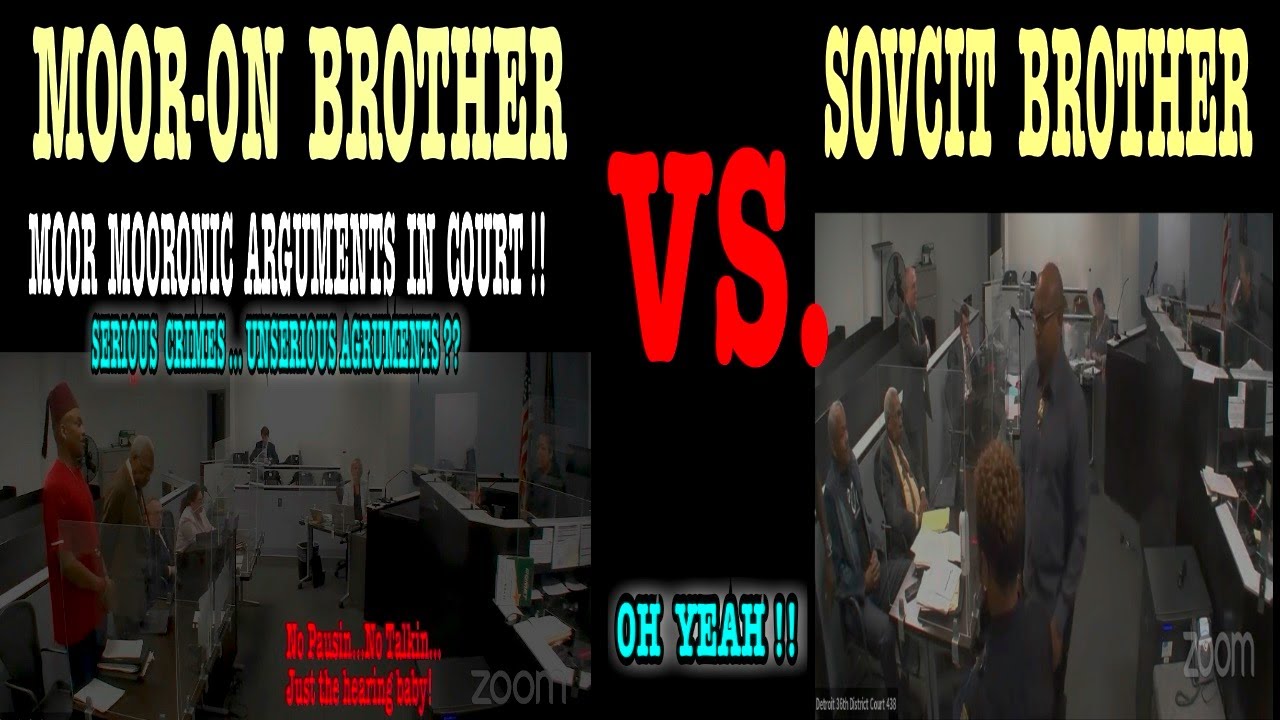 MOOR-ON BROTHER VS SOVCIT BROTHER IN COURT…HE DITCHED THE FEZ!!