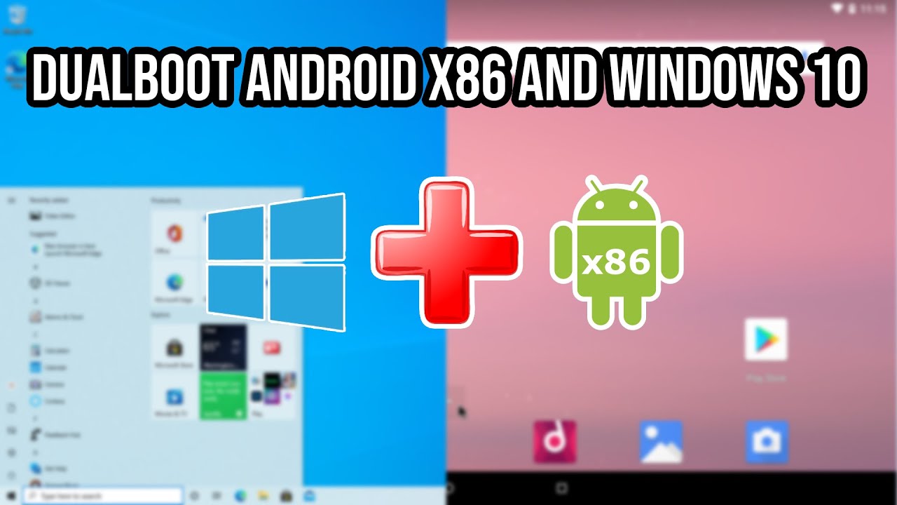 КАК УСТАНОВИТЬ Android x86 и двойную загрузку с Windows 10 на ЛЮБОЙ ПК