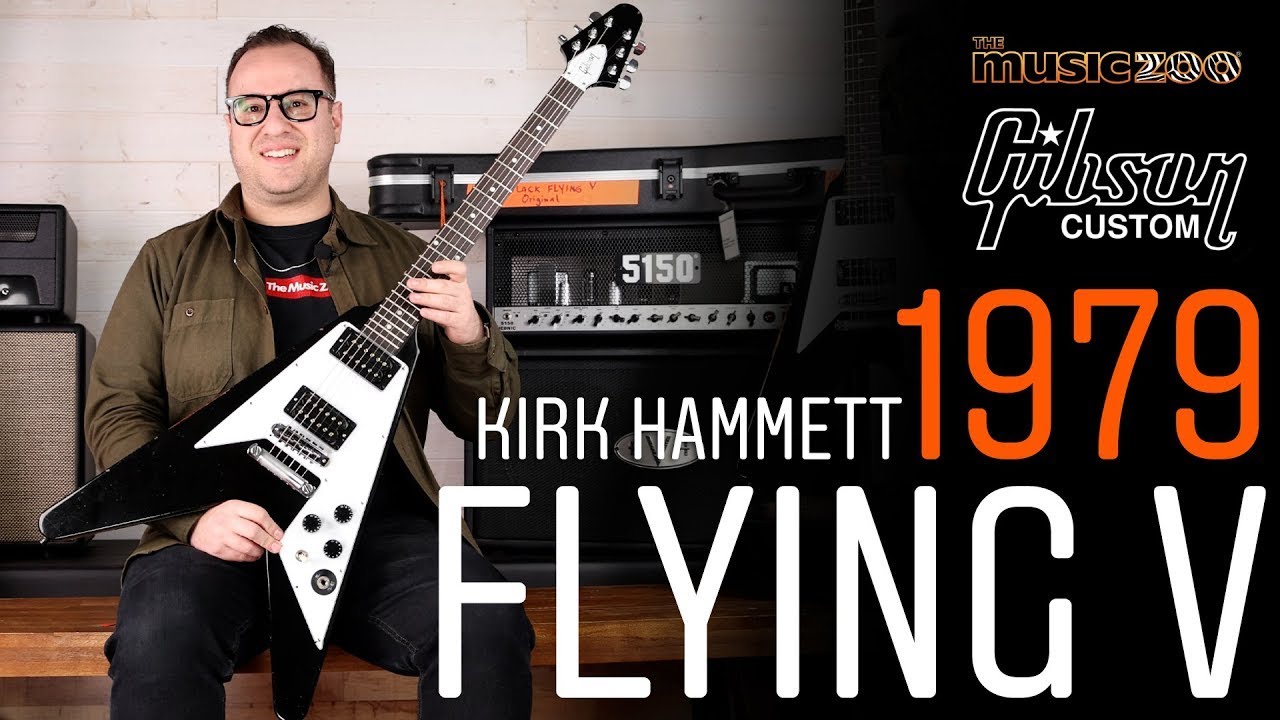 Gibson Custom Shop Kirk Hammett 1979 Flying V: The History, Specs & Playthrough Demo!