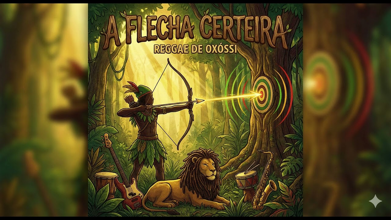REGGAE DE OXÓSSI - O Caçador maior! Okê Arô! #umbanda #oxossi #caçador #reidasmatas #okearo