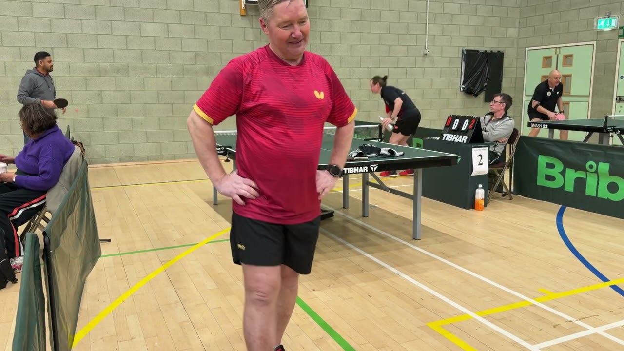 Rory Scott Vs Scott Cooper VETTS Southern Masters Crawley Over 40s Men’s Singles 07/02/26. 
