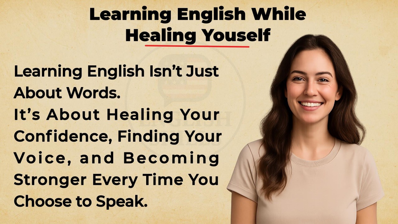 Learning English While Healing Yourself | Confidence for Non-Native Speakers in America ✅