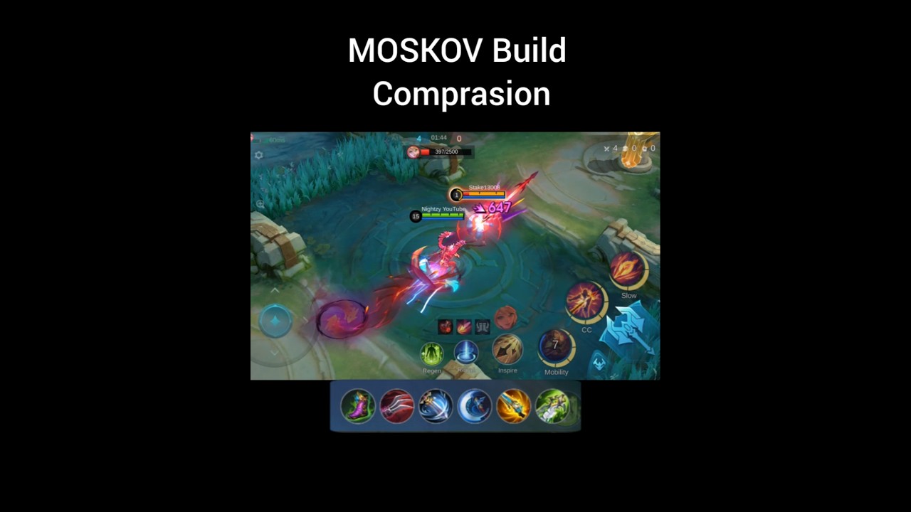 MOSKOV CRITICAL VS ATTACK SPEED BUILD✅ #shorts #mlbb