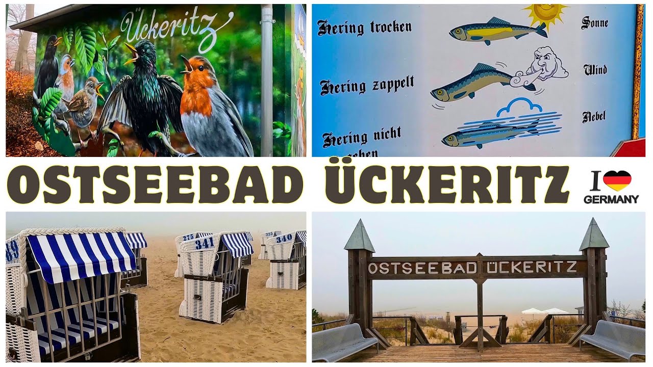 Bernsteinbad &Uuml;ckeritz - Usedom - Hering nicht zu sehen :-)  Urlaub an der Ostsee