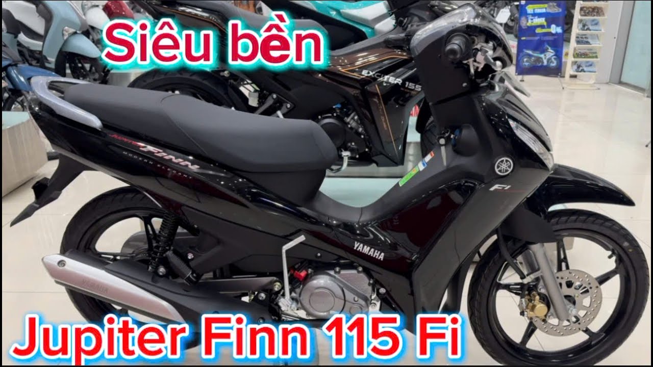 Giá Xe Yamaha Jupiter Finn 2025 Đen| Bình Exciter