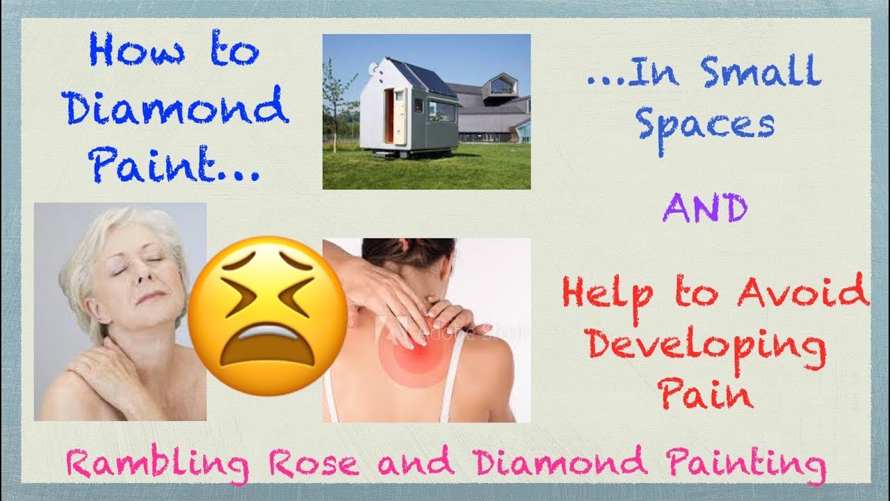 How To Diamond Paint in Small Spaces & Avoid Pain