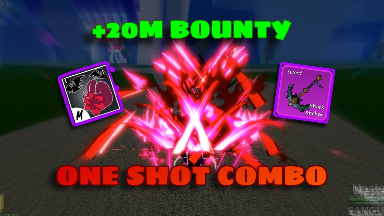 Sanguine art + Shark anchor is INSANE [one shot combo]