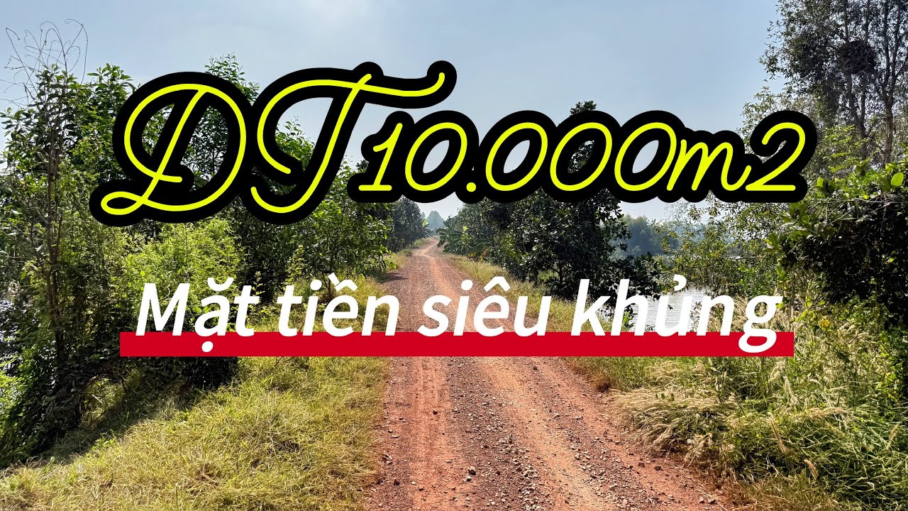 Cần Bán 1 mẫu đất mặt tiền siêu khủng giá 140 triệu 1 công đất