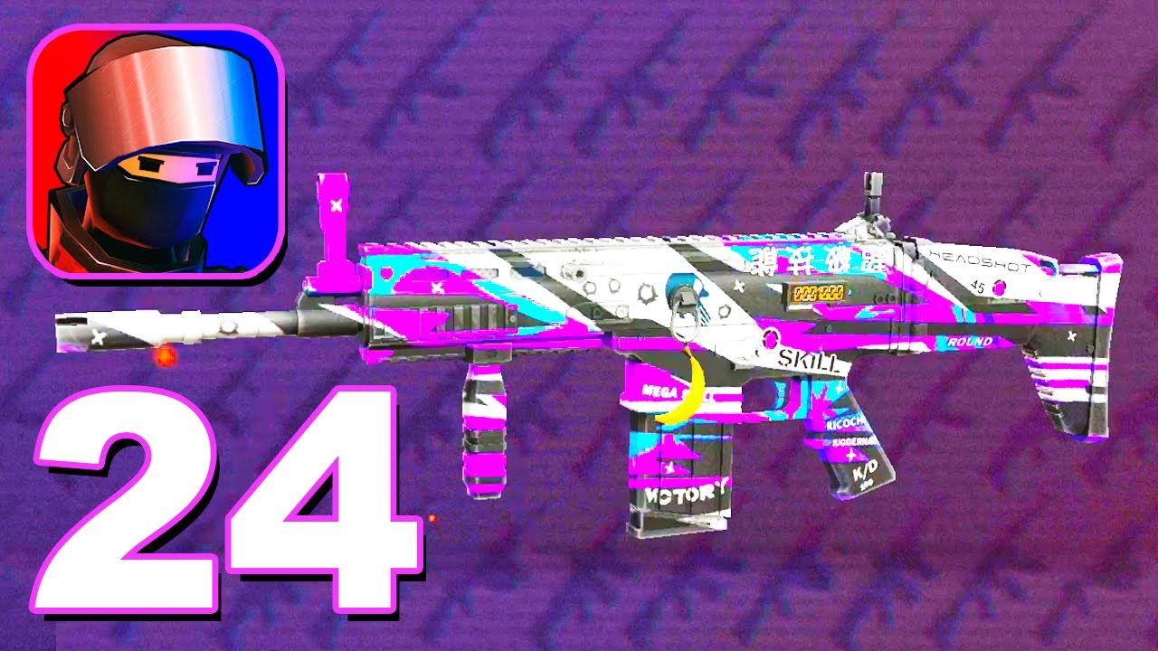 POLYWAR - Gameplay Walkthrough Part 24 - FN SCAR HEADSHOT Statrack (Android Games)