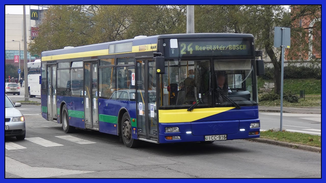 MAN NL223 még forgalomban az MVK-nál (2020. 11. 18.) • Utazás Berekalja - LÁEV között
