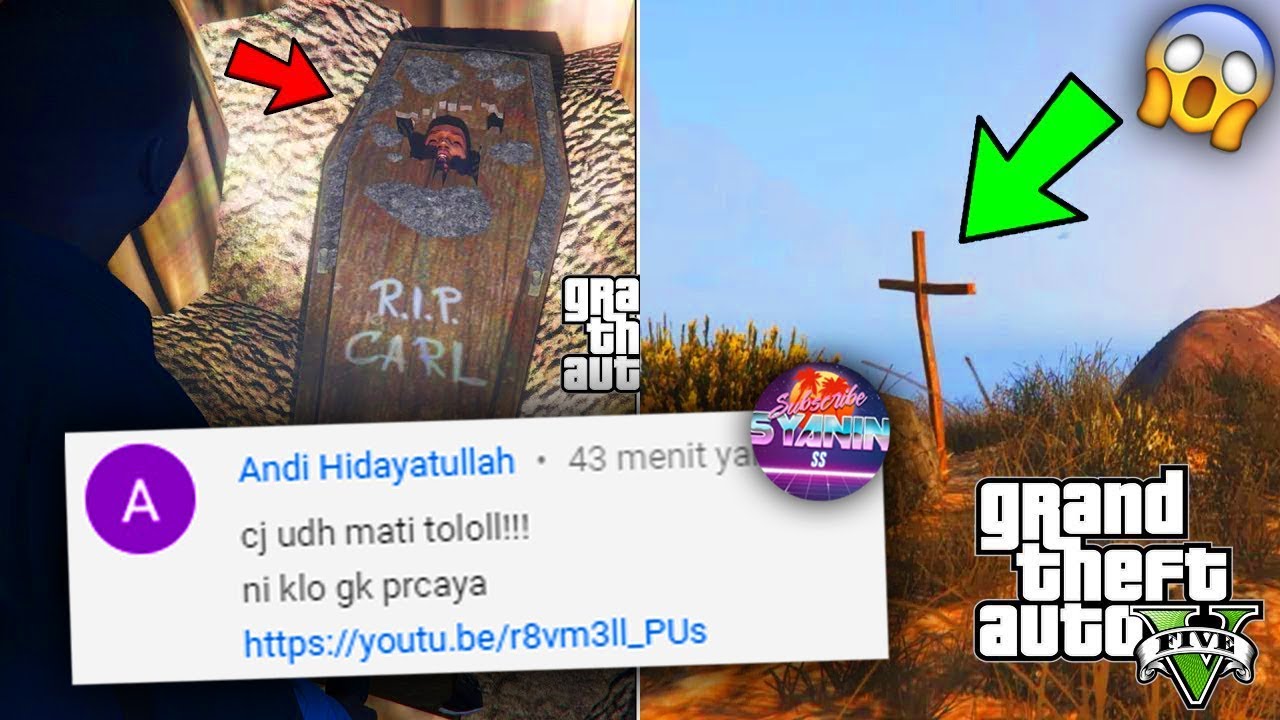 MEMBONGKAR MISTERI RAHASIA GTA 5 Kuburan CJ & Mayat CJ No Hoax - Easter Egg CJ GTA San Andreas !!!