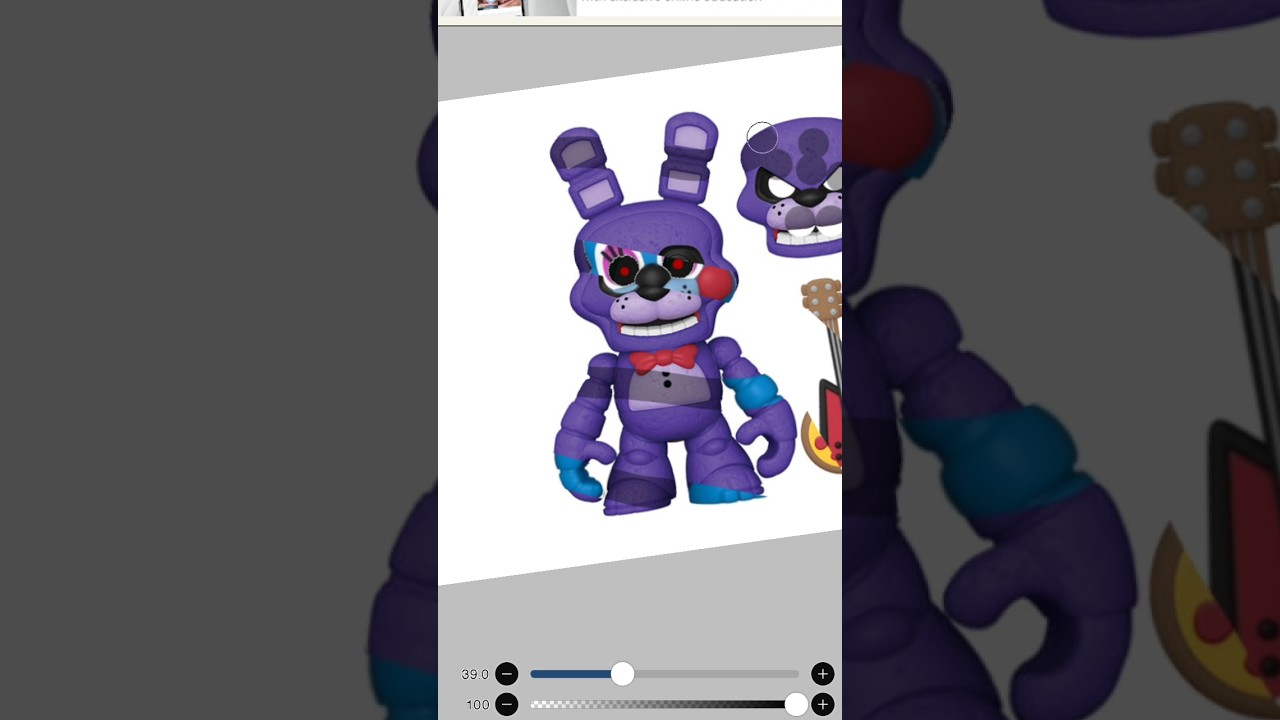 FNAF FUNKO SNAPS "FIXED" BONNIE CUSTOM FIGURE! 