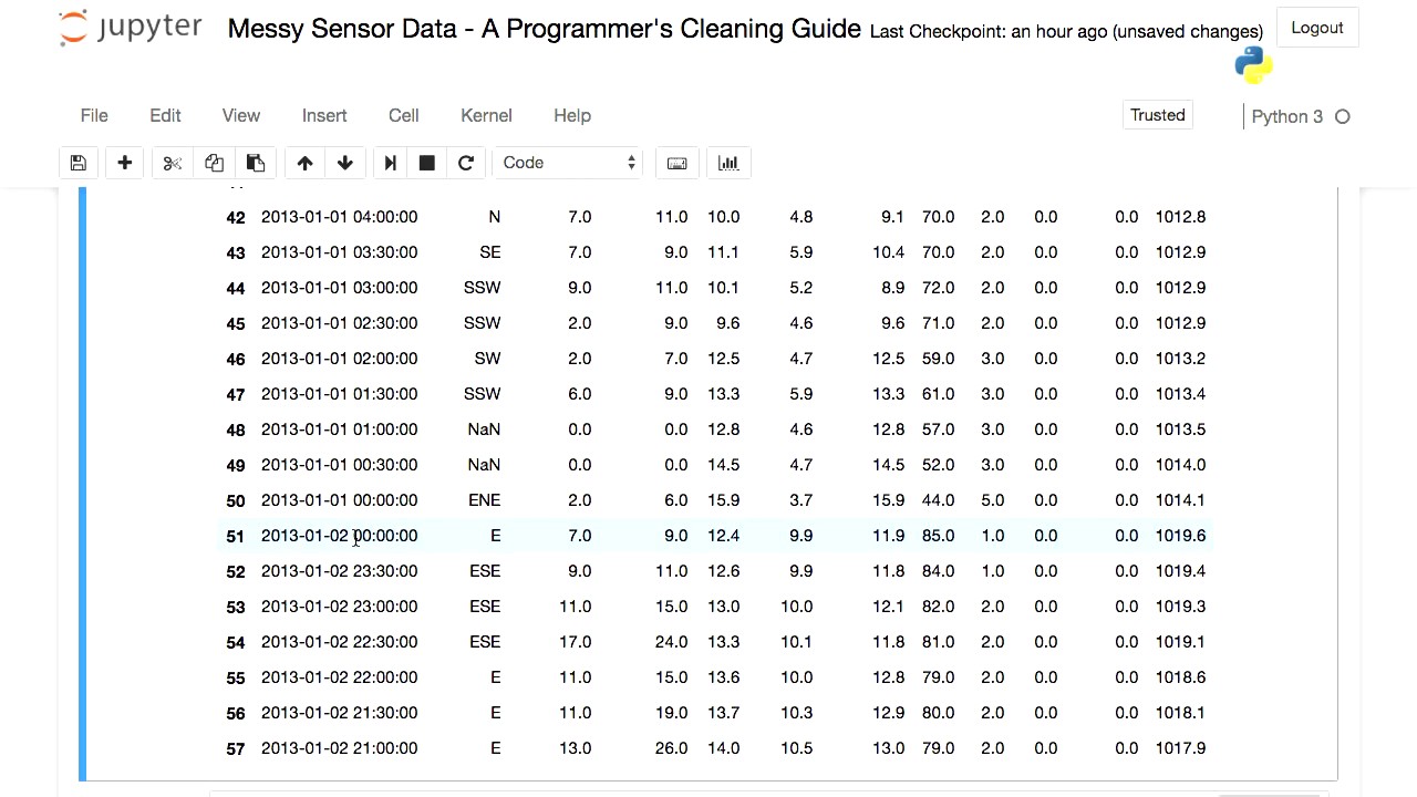 Messy Sensor Data: A Programmer&rsquo;s Cleaning Guide