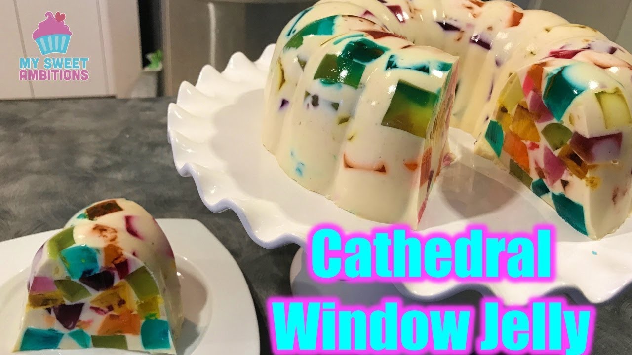 Cathedral Window Jelly Dessert - mysweetambitions
