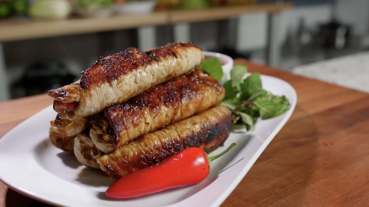 Paleo Pork Egg Rolls - Paleo Cooking with Nick Massie