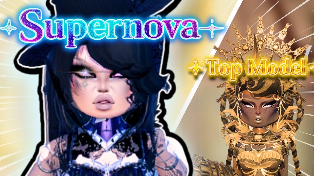 I CHALLENGED a *SUPERNOVA* as a TOP MODEL…  on Dress to Impress | ROBLOX