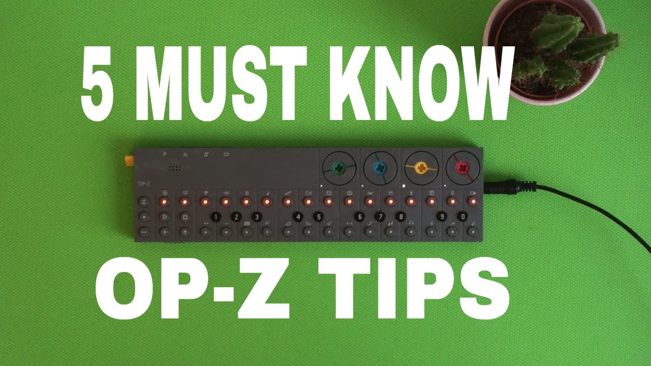 Five must know OP-Z tips - tutorial