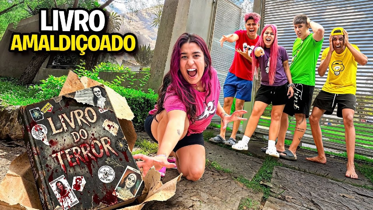 RECEBEMOS UM LIVRO AMALDIÇOADO NA MANSÃO DOS ROSA *Abrimos ele ?