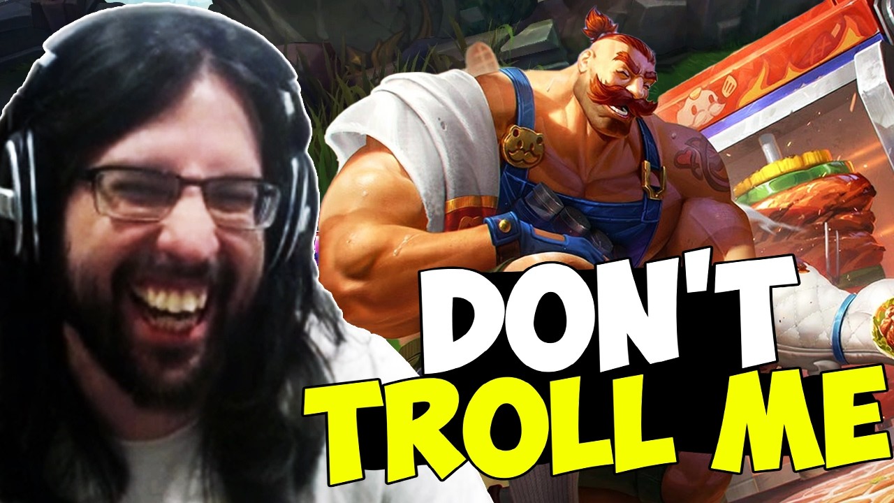 Imaqtpie &mdash; НЕ ТРОЛЛЬ МЕНЯ | Полный геймплей за Браума | 16-й сезон ᴴᴰ