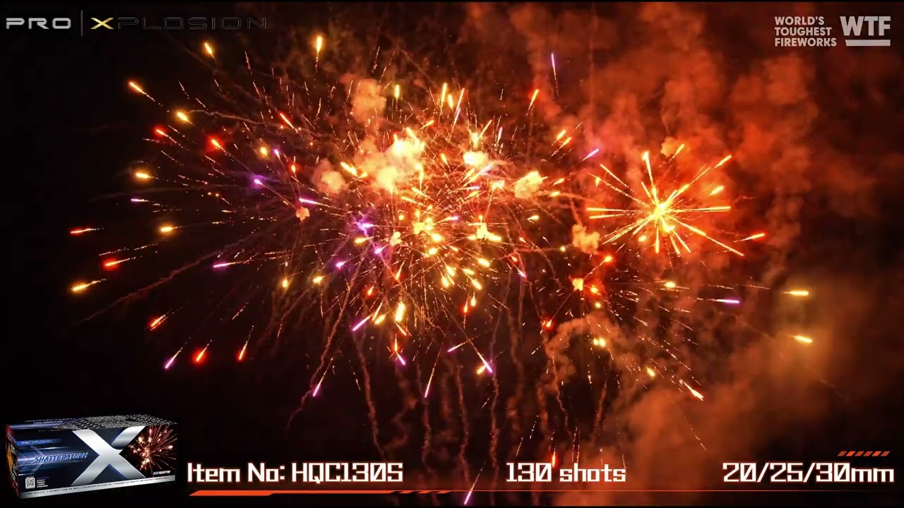 Shatterstorm - HQC130S - 1.3G - 130 shots - COMPOUND