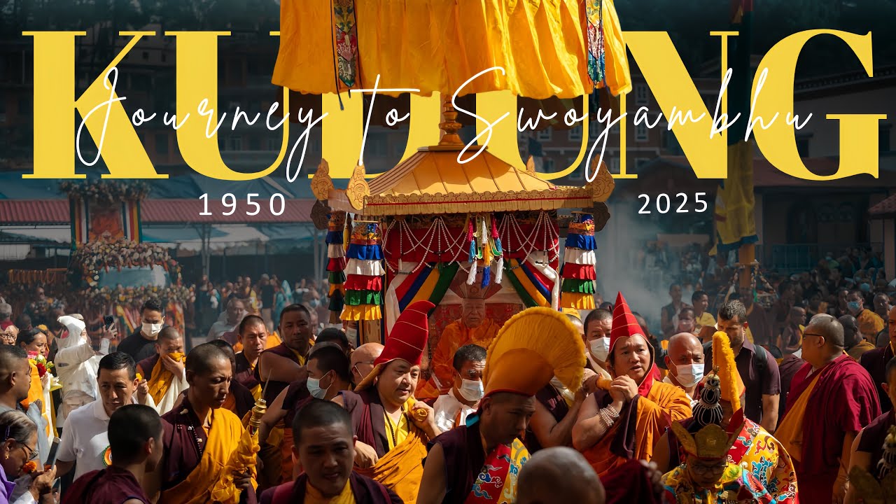Ven Maniwa Lama Sherab Gyaltsen Rinpoche’s mahaparinirvana kudung |way to Swoyambhu for parikrama 