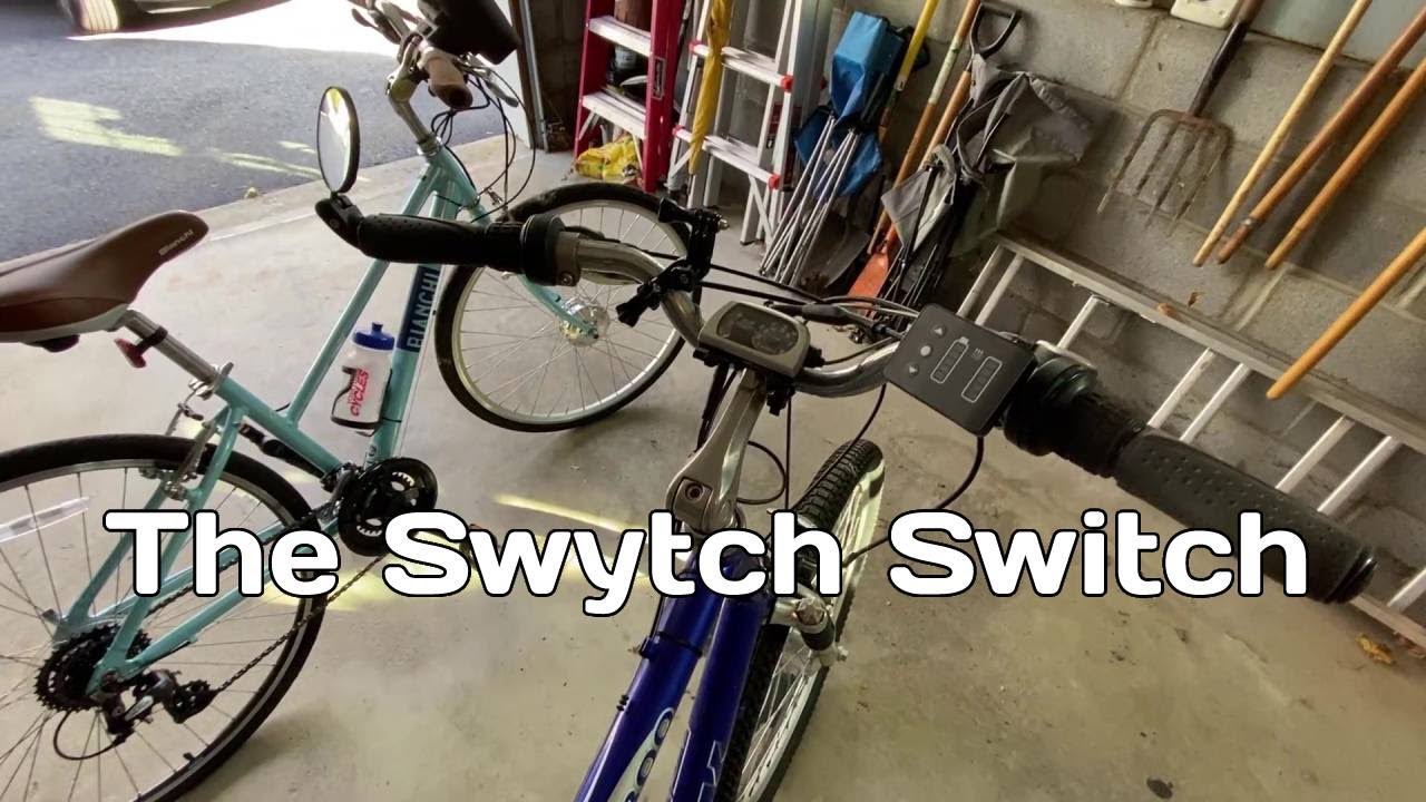 Как переместить аккумулятор велосипеда Swytch и управлять им с помощью руля