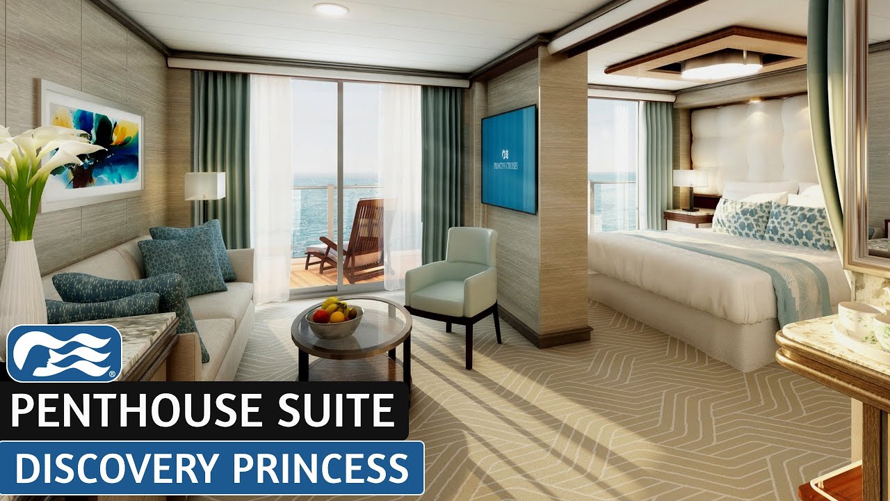 Discovery Princess | Penthouse Suite S4 | Full Walkthrough Tour & Review 4K