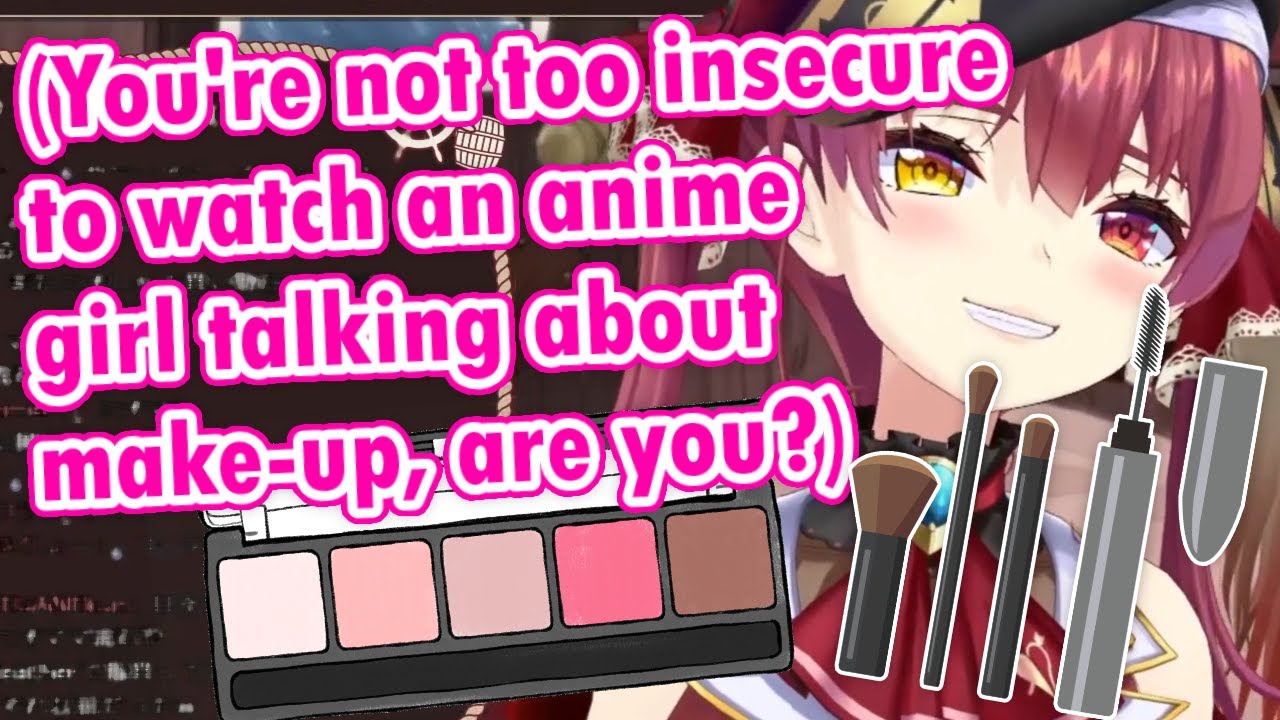 Marine kept wearing a dirty skirt + make-up that causes misunderstandings [Hololive]