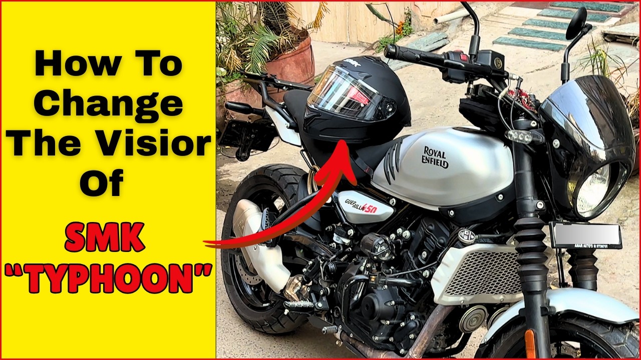 SMK Typhoon Visor Replacement | Easy Step-by-Step Guide