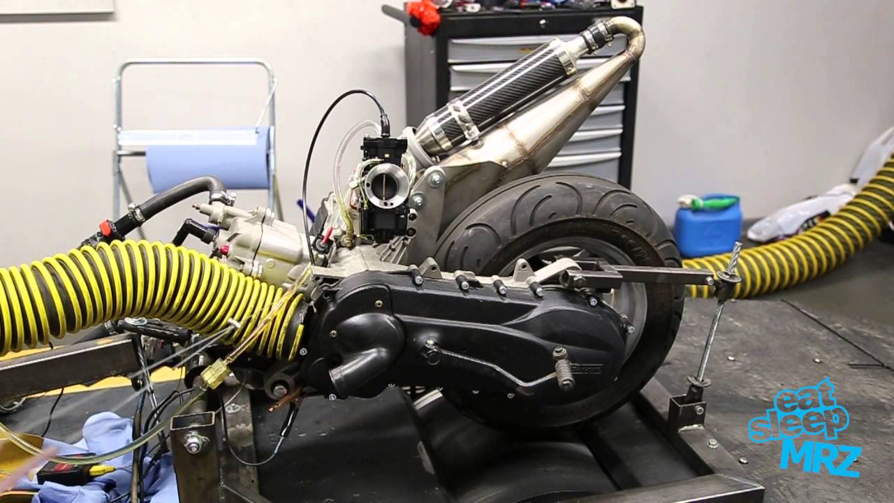 Piaggio Maxi 180LC Dyno - MRZ Tuned - 38 PS
