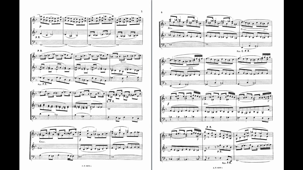 Vierne - Symphony No.1: Prelude - score