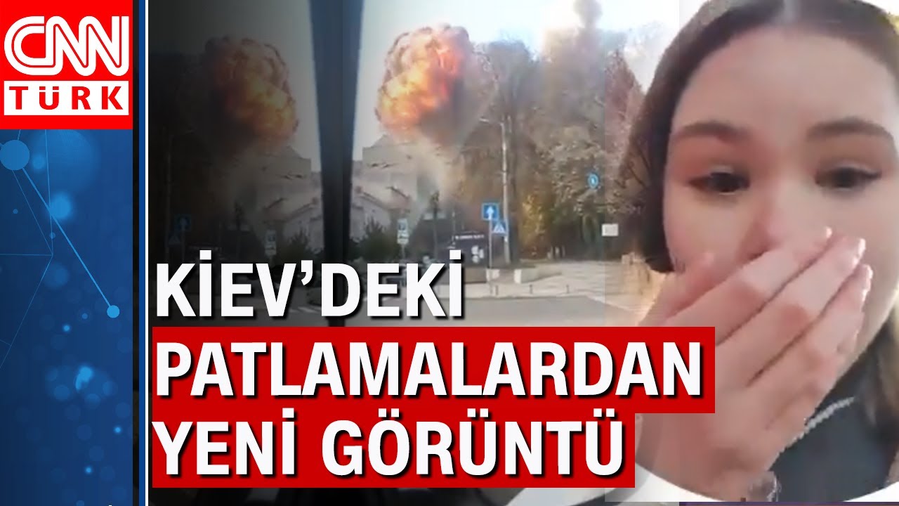 Ukrayna Kiev'de 4 farklı bölgede patlama!