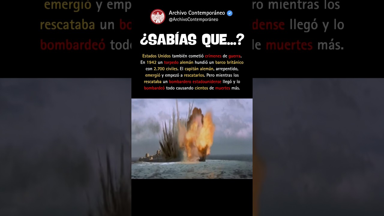 El mayor crimen de guerra de Estados Unidos #segundaguerramundial #datoscuriosos #historia