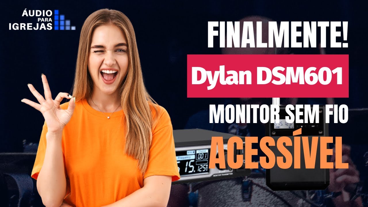 FINALMENTE! Monitor sem fio acessível  Análise Dylan DSM 601