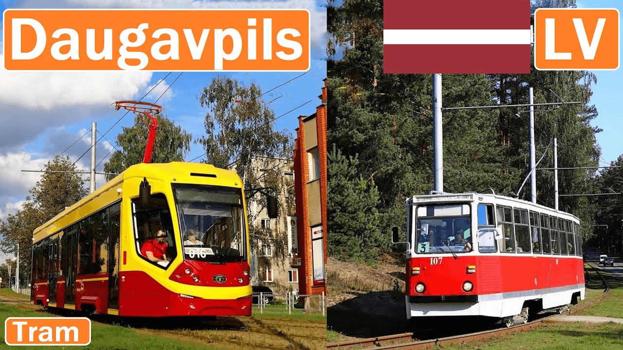 🇱🇻 DAUGAVPILS TRAMS 2019 | Daugavpils tramvajs