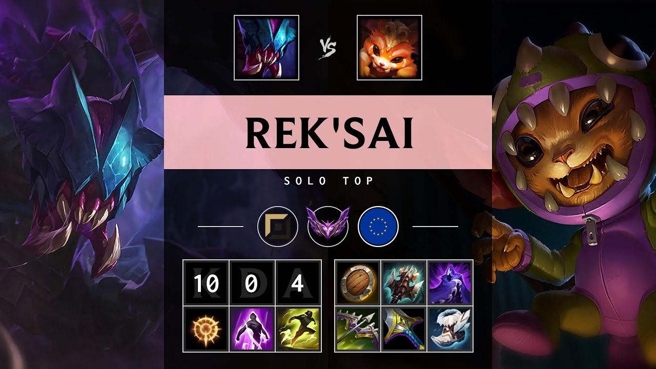 Rek'Sai Top vs Gnar - EUW Master Patch 25.13