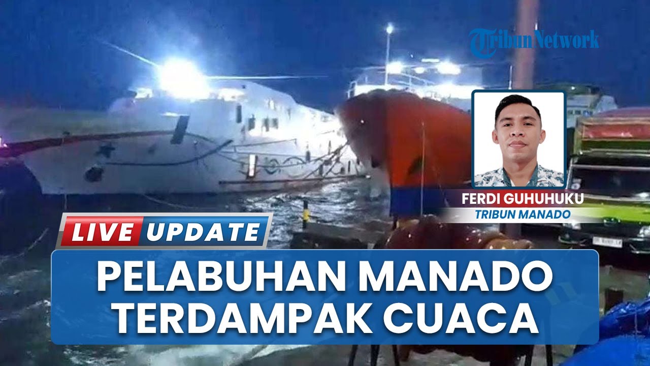 Usai Cuaca Buruk, Aktivitas Pelabuhan Manado Pulih, Kapal Penumpang & Bongkar Muat Kembali Berjalan