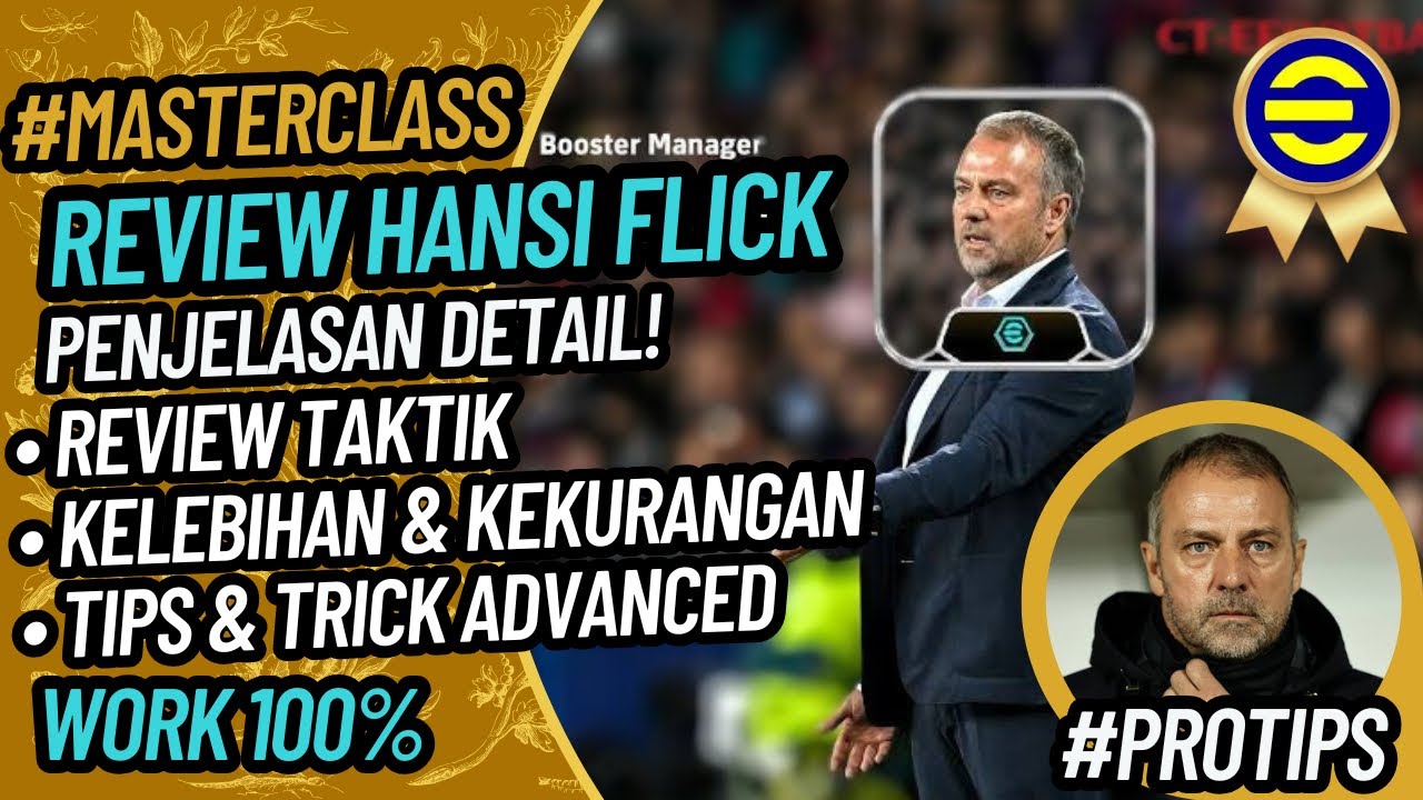 [ TAKTIK ] REVIEW PENGUASAAN BOLA MANAGER HANSI FLICK ‼️ EFOOTBALL 2025 MOBILE