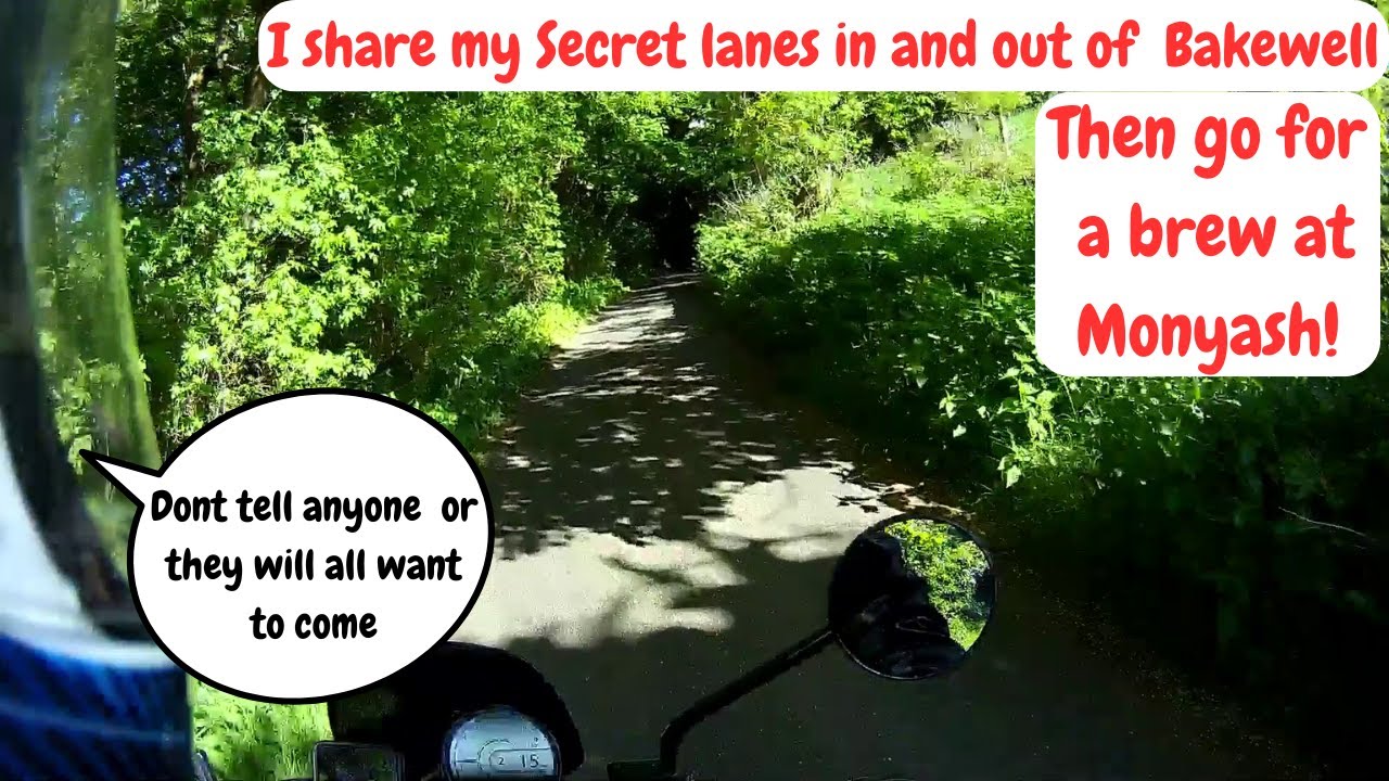 I share my secret lanes in and out of Bakewell on Royal Enfield Guerrilla 450
