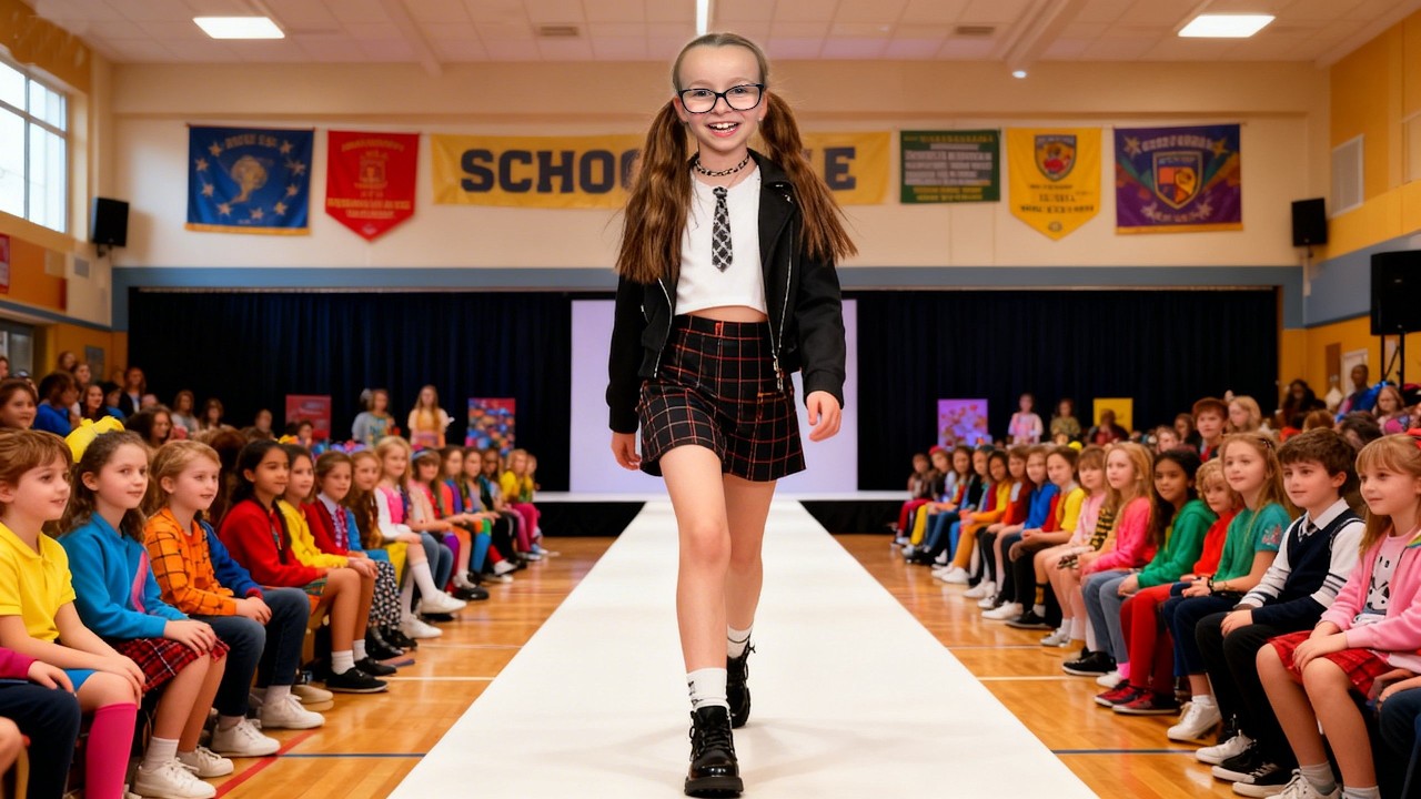 DZISIAJ MIAŁAM POKAZ MODY W SZKOLE. Daily vlog 17 marca 2026 #fikimikiagatkiimoniki