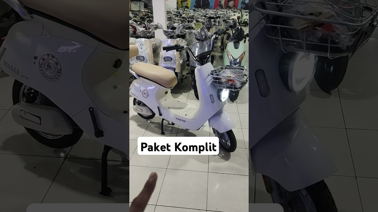 PAKET KOMPLIT SEPEDA LISTRIK EXOTIC VELOCE V7 #exotic #sepedalistrikexotic