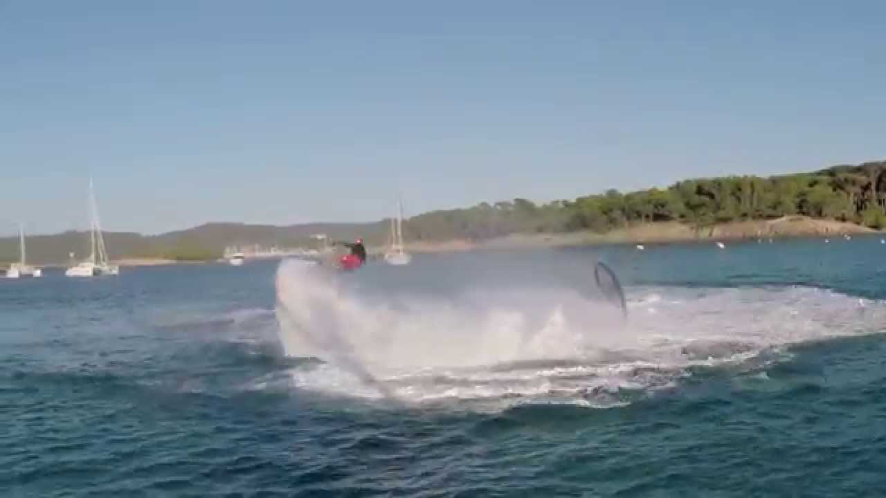 FlyCaptain | Flyboard | Damone Rippy South of France | Alt max: 14.85 meters | GForce Max: 3.84 G