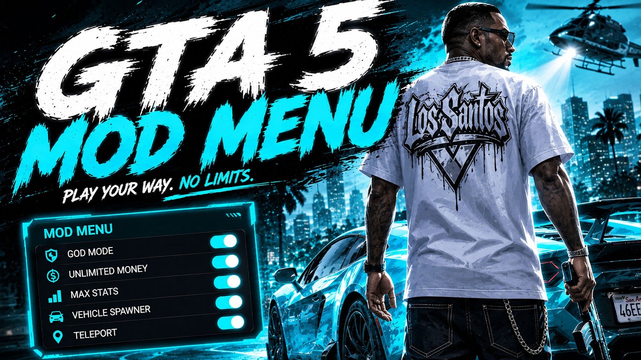 [NEW] GTA 5 Mod Menu PC 2026 / Free Kiddions Cheat, Money Hack & Online Mods (August)