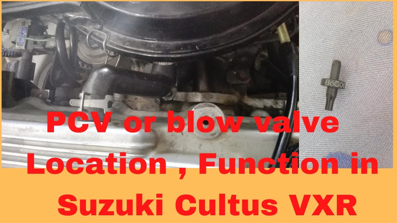 PCV valve,location and function, or blow valve