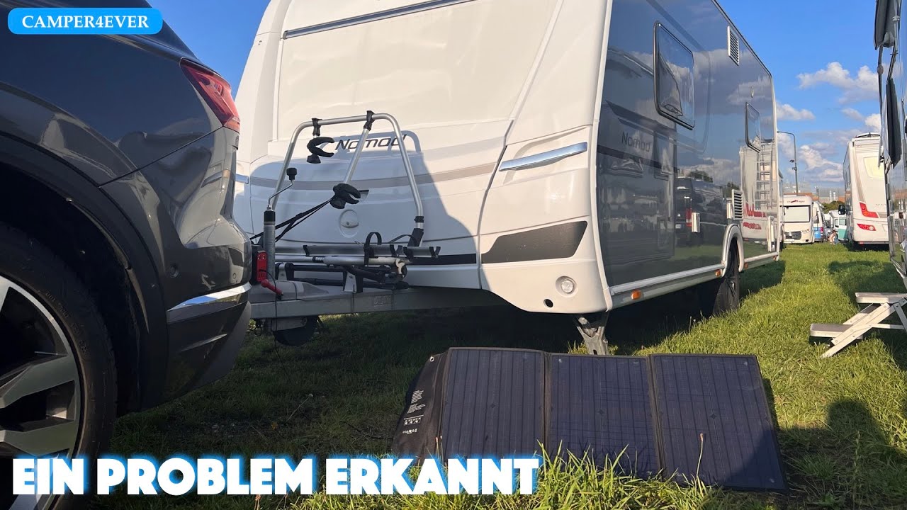 ⚠️ Versuch 4️⃣ Tage Autark Camping mit Wohnwagen - ein Problem erkannt ❗️Nur 50aH LiFePO4 Batterie