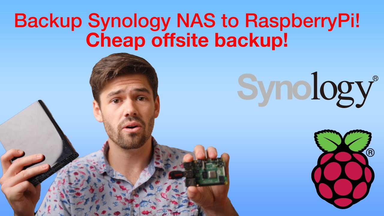 Backup Synology NAS To a $35 RaspberryPi with HyperBackup and Rsync Daemon! | 4K TUTORIAL