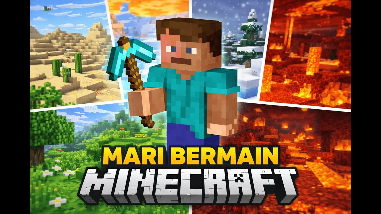 Mari kita bermain minecraft 🥱