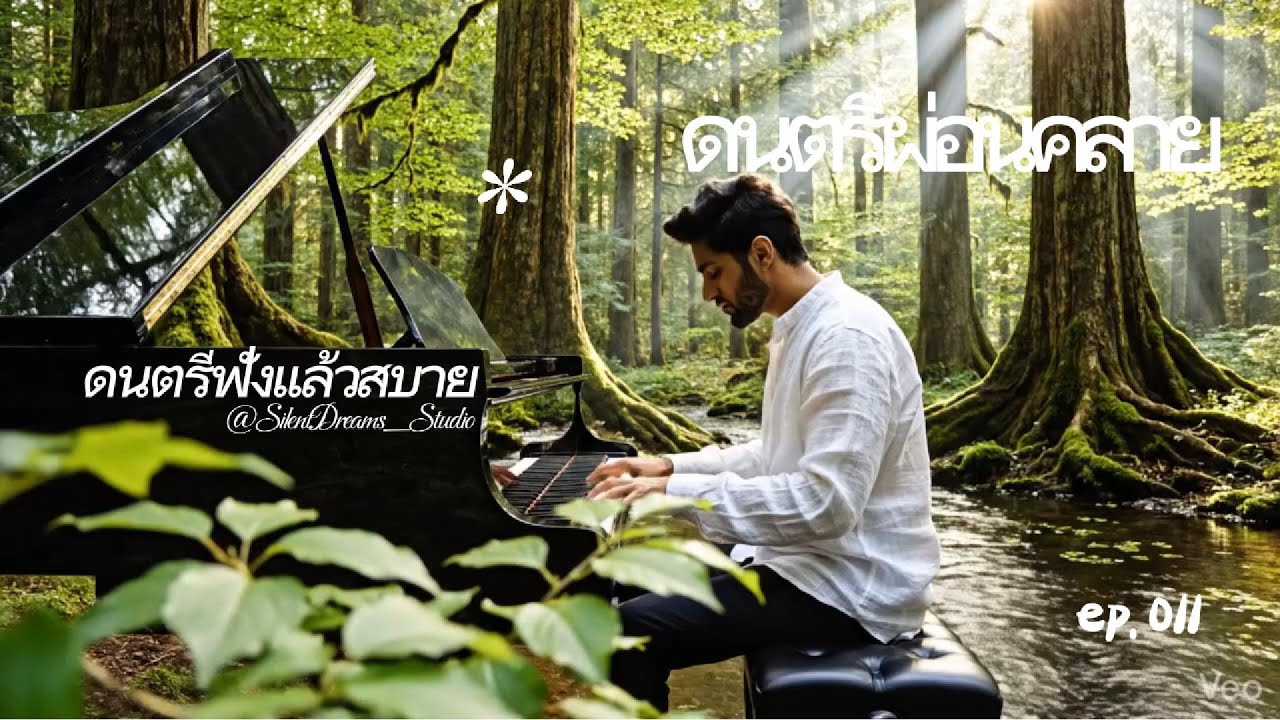 เสียงดนตรีผ่อนคลาย เสียงบำบัดจิตใจ ดนตรีผ่อนคลาย ดนตรีฟังแล้วสบาย วันพักผ่อนใจ-part 12